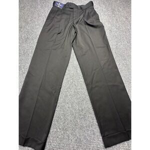 Stafford Pants Mens 32x32 Classic Fit Pleated Travel Dress Slacks Year Round